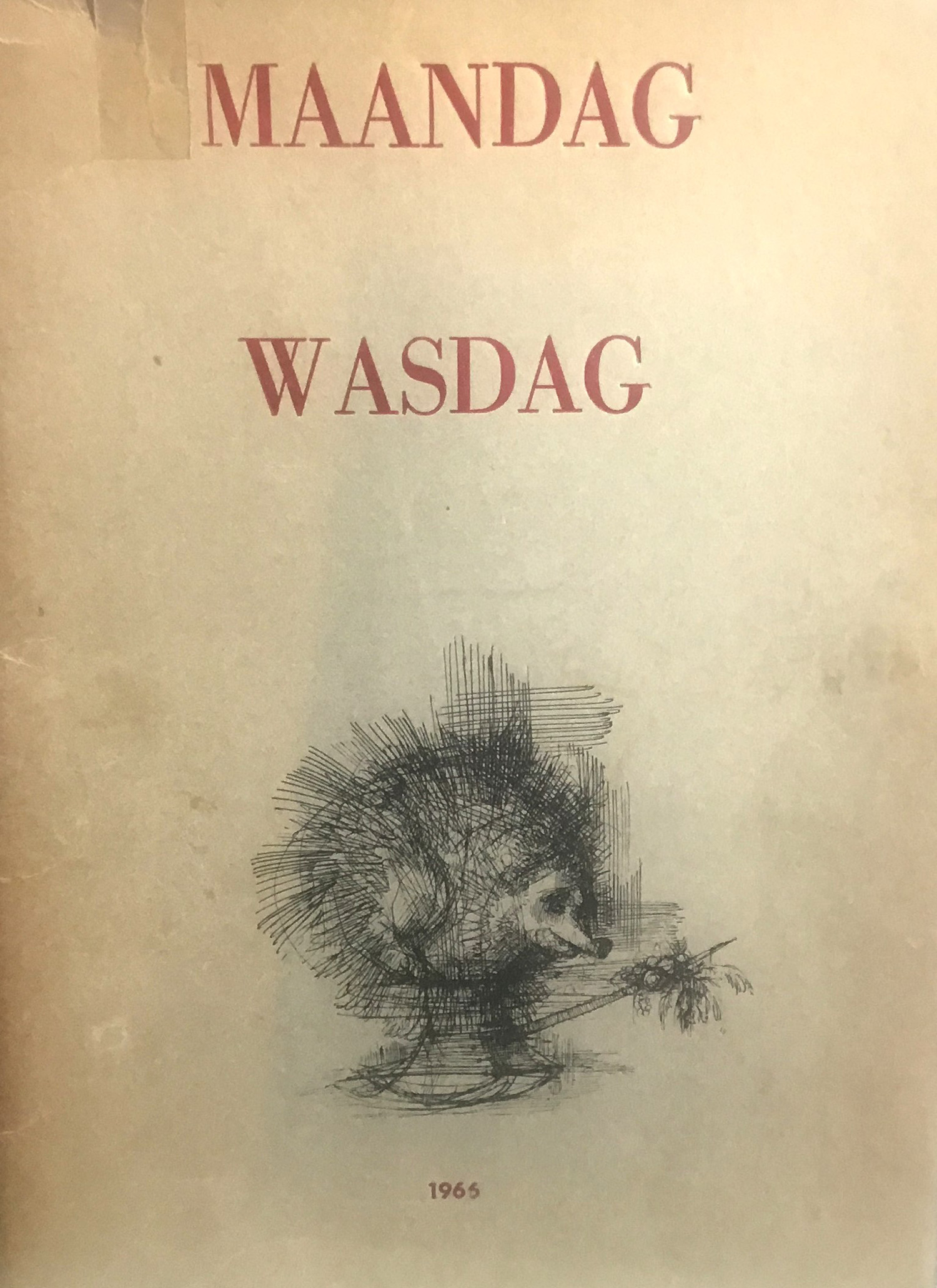 Maandag wasdag omslag
